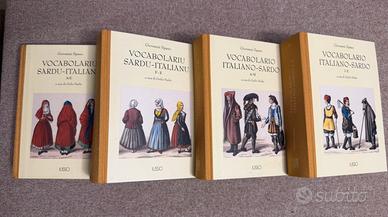 Vocabolari Sardo-Italiano/Italiano-Sardo 4 volumi