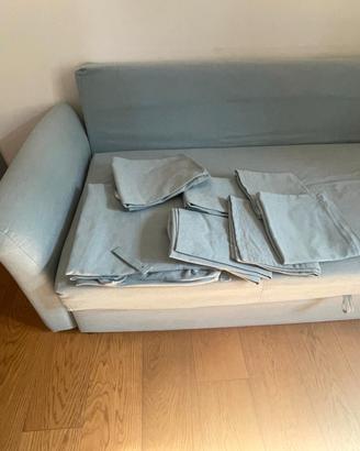 Divano Letto Ikea con contenitore e doppie fodere