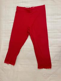 leggings 3/4 borgogna 