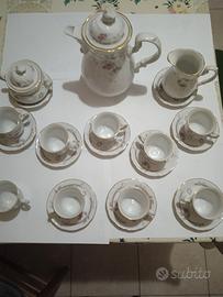 Servizio da caffé in porcellana boemia