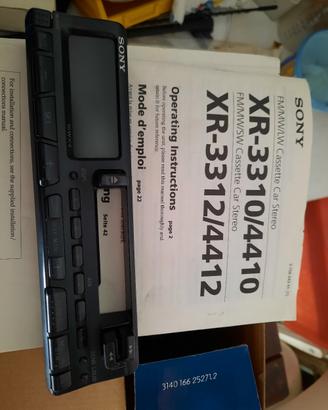 stereo auto SONY con frontale estraibile