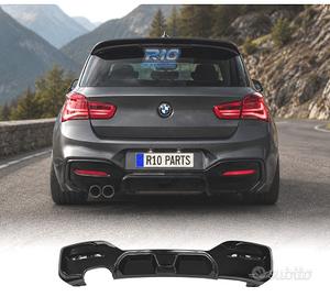 DIFFUSORE BMW F20 LCI 15-19 LOOK CS NERO LUCIDO