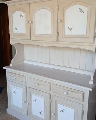 Credenza in puro legno shabby chic