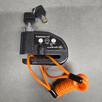 Blocca disco con allarme per moto impermeabile 