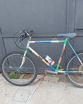   bicicletta da uomo e due biciclette da b
