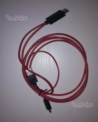 Cavo Adattatore MHL 5 Pin MicroUSB HDMI HDTV