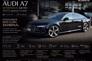 Audi A7 Sportback 3.0 tdi quattro 272cv S-Line ACC