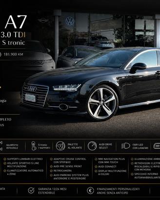 Audi A7 Sportback 3.0 tdi quattro 272cv S-Line ACC