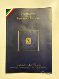 Libretto Costituzione della repubblica italiana