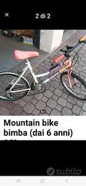 mountain bike  adatta dai 6 anni