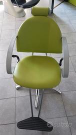 poltrona parrucchiere pompa idraulica