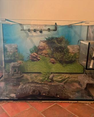 Tartarughiera acquario 330 Lt completa come nuova