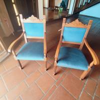 coppia poltroncine in stile
