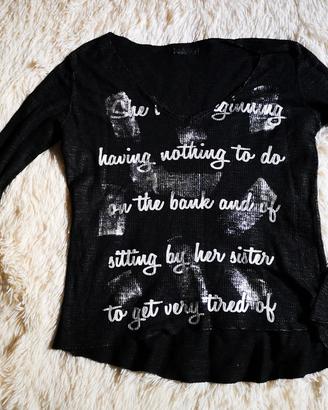 t-shirt donna manica lunga