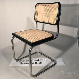 Set di 4 sedie cesca M. Breuer nere