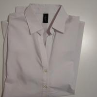 Camicia elegante bianca Piazza Italia in cotone M