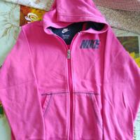 Felpa nike fucsia e blu taglia M