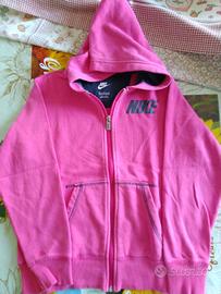 Felpa nike fucsia e blu taglia M
