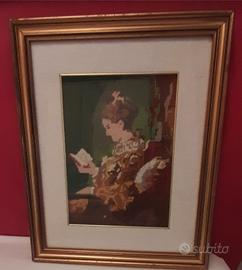 quadro ad UNCINETTO cm 38 x cm 45