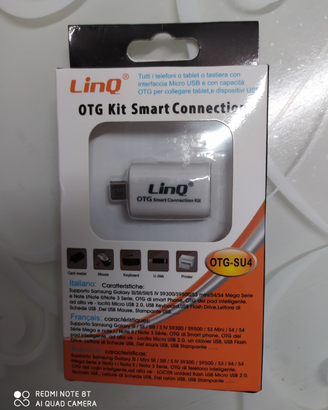 Convertitore da micro usb a usb linq