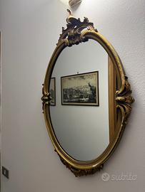 Specchio ovale inizio ‘900