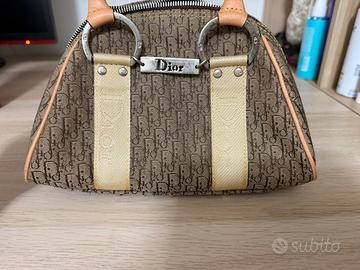 Borsa Dior Boston Trotter Canvas Vintage