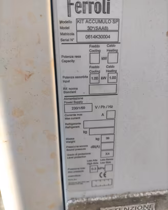 Unità esterna per termoconvettorii ad Aqua 