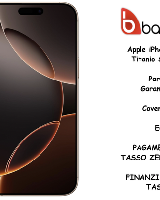 Apple iPhone 16 Pro Max Titanio Sabbia 256 Gb