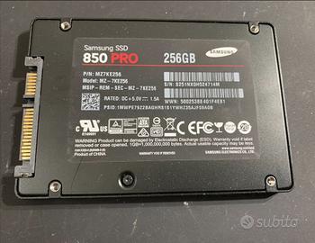 3 ssd da 250 gb Samsung 850 PRO