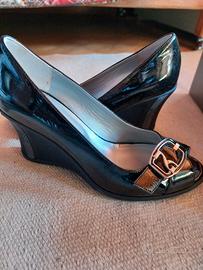 scarpe pelle verniciata nera nerogiardini