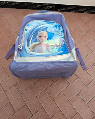 Zaino a trolley  di Elsa Frozen nuovissimo