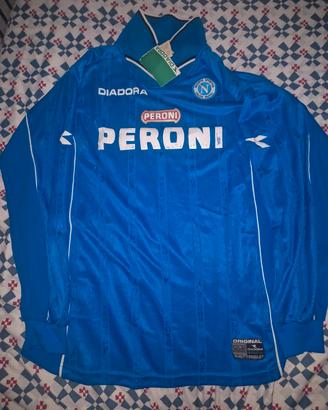Maglia calcio Napoli anno 2000/2001 con cartellino