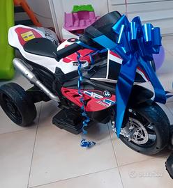 Moto elettrica per bambini bmw 6v
