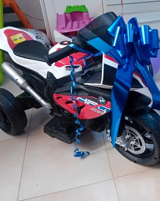 Moto elettrica per bambini bmw 6v