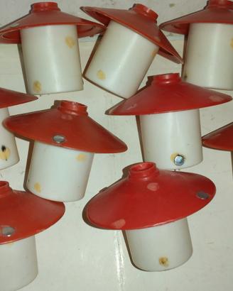 Decorazioni natalizie vintage lampioncini colorati