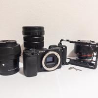 Sony a6300 con obbiettivi