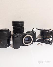 Sony a6300 con obbiettivi