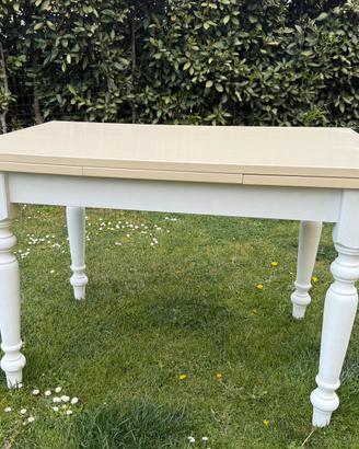 Tavolo legno allungabile con sedie