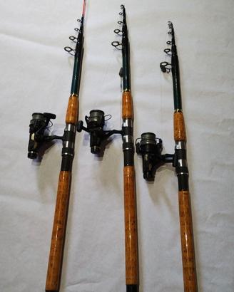 Canne da pesca fondo ARTIGIANALI  carbonio mt 2.75
