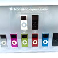 espositore plexiglas iPod nano Original and 2nd Ge