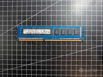 RAM 1x 4GB DDR3 UDIMM ECC  SK Hynix HMT451U7AFR8A