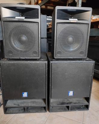 Db Technologies impianto audio 