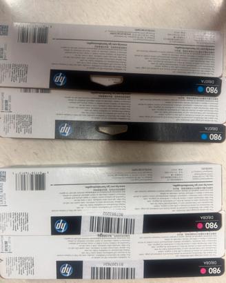 4 cartucce originali HP 980 – nuove
