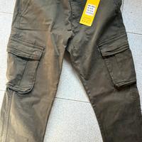 Pantaloni Cargo da Uomo, Verde Oliva , SIZE :32/46