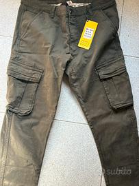Pantaloni Cargo da Uomo, Verde Oliva , SIZE :32/46