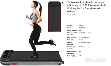 tapis roulant piccolino