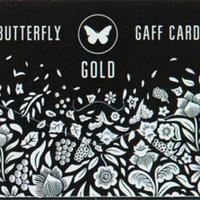 Mazzo di carte Gaff Butterly(Black and Gold)