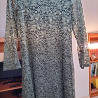 Vestito macramè donna manica lunga.
