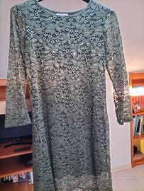 Vestito macramè donna manica lunga.