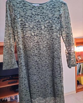 Vestito macramè donna manica lunga.